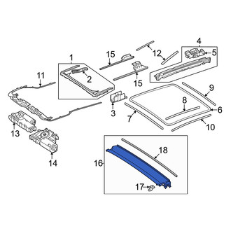Mercedes-Benz OE - Sunroof Cover