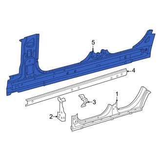 Mercedes-Benz OE - Left Inner Rocker Panel