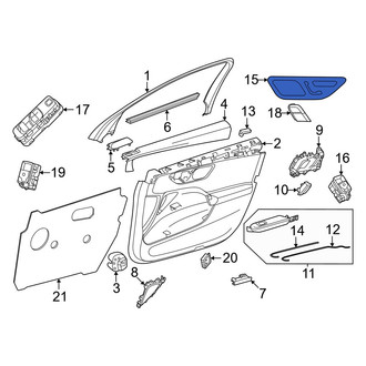 Mercedes-Benz OE - Front Right Power Seat Switch