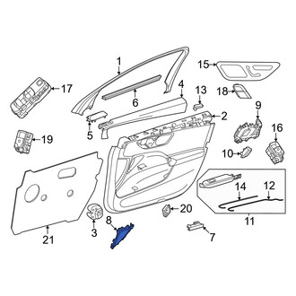 Mercedes-Benz OE - Speaker Cover