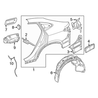 Mercedes-Benz OE - Quarter Panel & Components (Sport Utility Coupe 254.380 Body Code)
