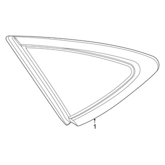 Mercedes-Benz OE - Quarter Panel - Glass (Sport Utility Coupe 254.347 Body Code)