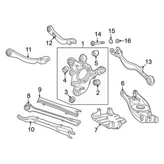 Mercedes-Benz OE - Rear Suspension - Suspension Components