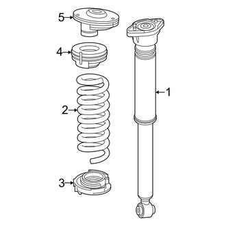 Mercedes-Benz OE - Rear Suspension - Shocks & Components (Sport Utility Coupe)