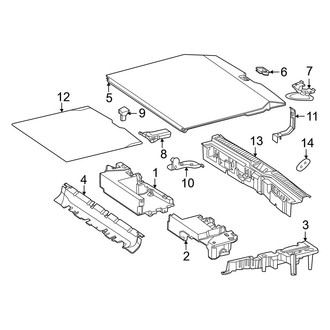Mercedes-Benz OE - Rear Body & Floor - Interior Trim