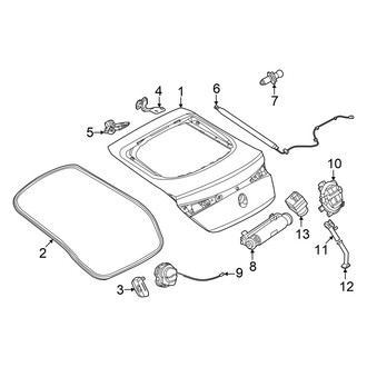 Mercedes-Benz OE - Lift Gate - Gate & Hardware (Sport Utility Coupe 254.347 Body Code)