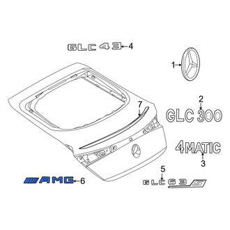 Mercedes-Benz OE - Rear Hatch Emblem