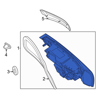 Mercedes-Benz OE - Rear Left Inner Tail Light Assembly