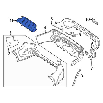 Mercedes-Benz OE - Rear Valance Panel