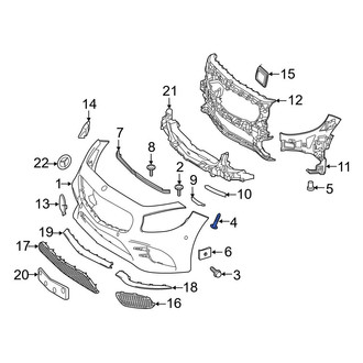 Mercedes-Benz OE - Bumper Cover Screw