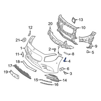 Mercedes-Benz OE - Bumper Cover Screw