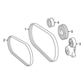 Mercedes-Benz OE - Cooling - Belts & Pulleys (Convertible / Coupe)