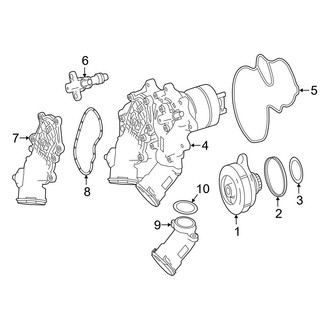 Mercedes-Benz OE - Cooling - Water Pump