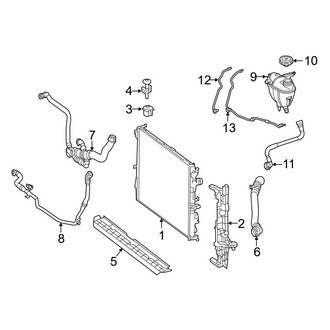 Mercedes-Benz OE - Cooling - Radiator & Components (Primary), (Convertible / Coupe)
