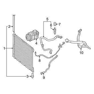 Mercedes-Benz OE - Air Conditioner & Heater - Condenser, Compressor & Lines