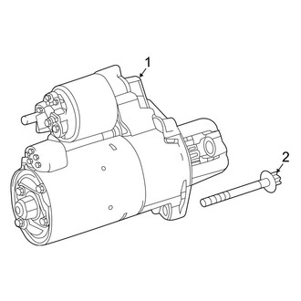 Mercedes-Benz OE - Electrical - Starter (Convertible / Coupe)