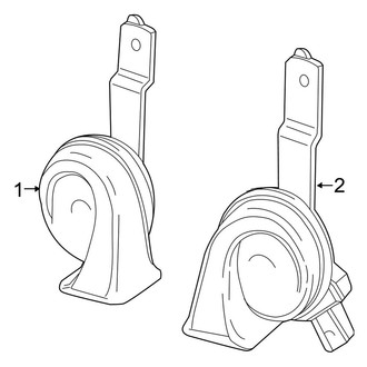 Mercedes-Benz OE - Electrical - Horn (Convertible / Coupe)