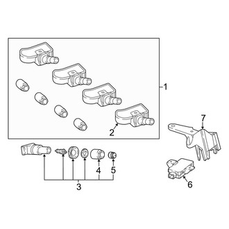 Mercedes-Benz OE - Electrical - Tire Pressure Monitor Components