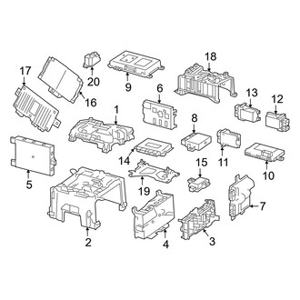 Mercedes-Benz OE - Electrical Components (In Trunk), (Convertible)