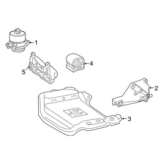 Mercedes-Benz OE - Engine & Transmission Mounting (Convertible)
