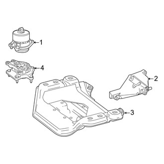 Mercedes-Benz OE - Engine & Transmission Mounting (Coupe)
