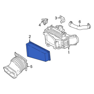 Mercedes-Benz OE - Left Engine Air Filter