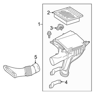 Mercedes-Benz OE - Engine - Air Intake (Base Convertible / Coupe)