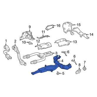 Mercedes-Benz OE - Exhaust Muffler