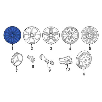 Mercedes-Benz OE - Rear Wheel