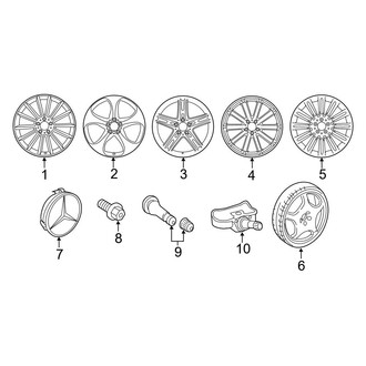 Mercedes-Benz OE - Wheels (20" Wheels), (Convertible / Coupe)