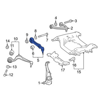 Mercedes-Benz OE - Front Lower Rearward Suspension Control Arm