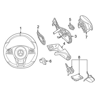 Mercedes-Benz OE - Steering Wheel & Trim (Convertible / Coupe)