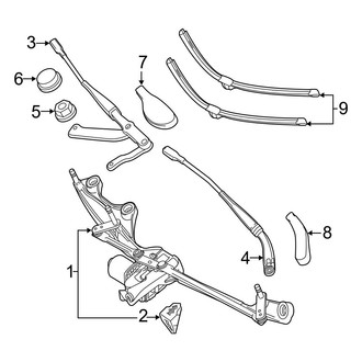 Mercedes-Benz OE - Windshield - Wiper Components (4Matic Coupe)