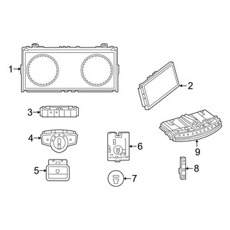 Mercedes-Benz OE - Instrument Panel - Cluster & Switches