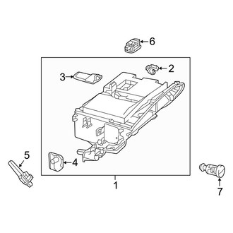 Mercedes-Benz OE - Instrument Panel - Glove Box (Convertible)