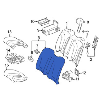 Mercedes-Benz OE - Front Left Seat Back Cushion Cover