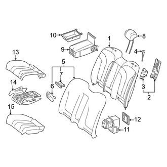Mercedes-Benz OE - Seats & Tracks - Rear Seat Components (Coupe)