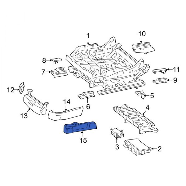 Seat Frame Trim Panel