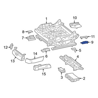 Mercedes-Benz OE - Seat Track Cover
