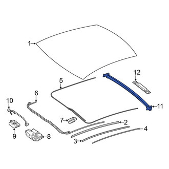 Mercedes-Benz OE - Sunroof Cover