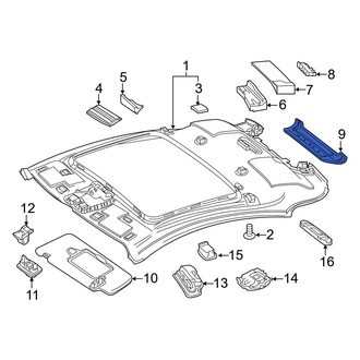 Mercedes-Benz OE - Roof Opening Trim