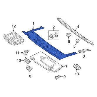 Mercedes-Benz OE - Front Roof Opening Trim