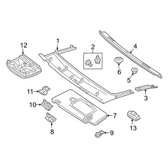 Mercedes-Benz OE - Roof - Interior Trim (Convertible)