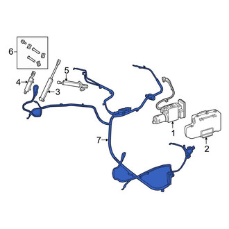 Mercedes-Benz OE - Convertible Top Hydraulic Line