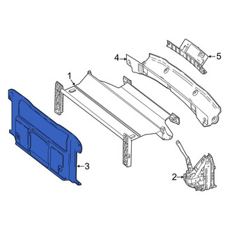 Mercedes-Benz OE - Front Convertible Top Stowage Compartment Trim Panel
