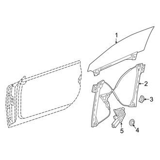 Mercedes-Benz OE - Door - Glass & Hardware (Convertible)