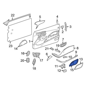 Mercedes-Benz OE - Right Speaker Cover Bracket