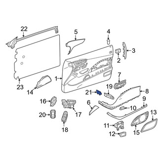 Mercedes-Benz OE - Front Left Trunk Lid Release Switch