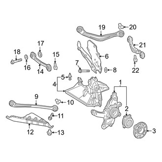 Mercedes-Benz OE - Rear Suspension - Suspension Components