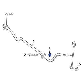 Mercedes-Benz OE - Suspension Stabilizer Bar Bracket Nut